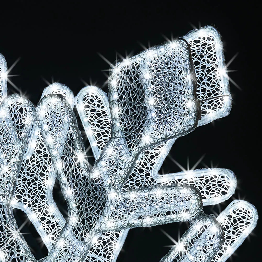 4' Twinkling Snowflake