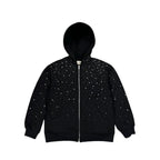 Rhinestone Galaxy Zip Up