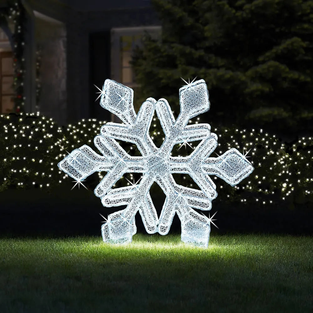 4' Twinkling Snowflake