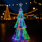 47″ Prismatic Iridescent Christmas Tree