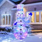 4.1FT Prismatic Snowman