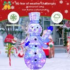 4.1FT Prismatic Snowman