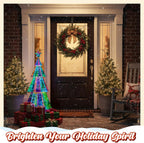 47″ Prismatic Iridescent Christmas Tree
