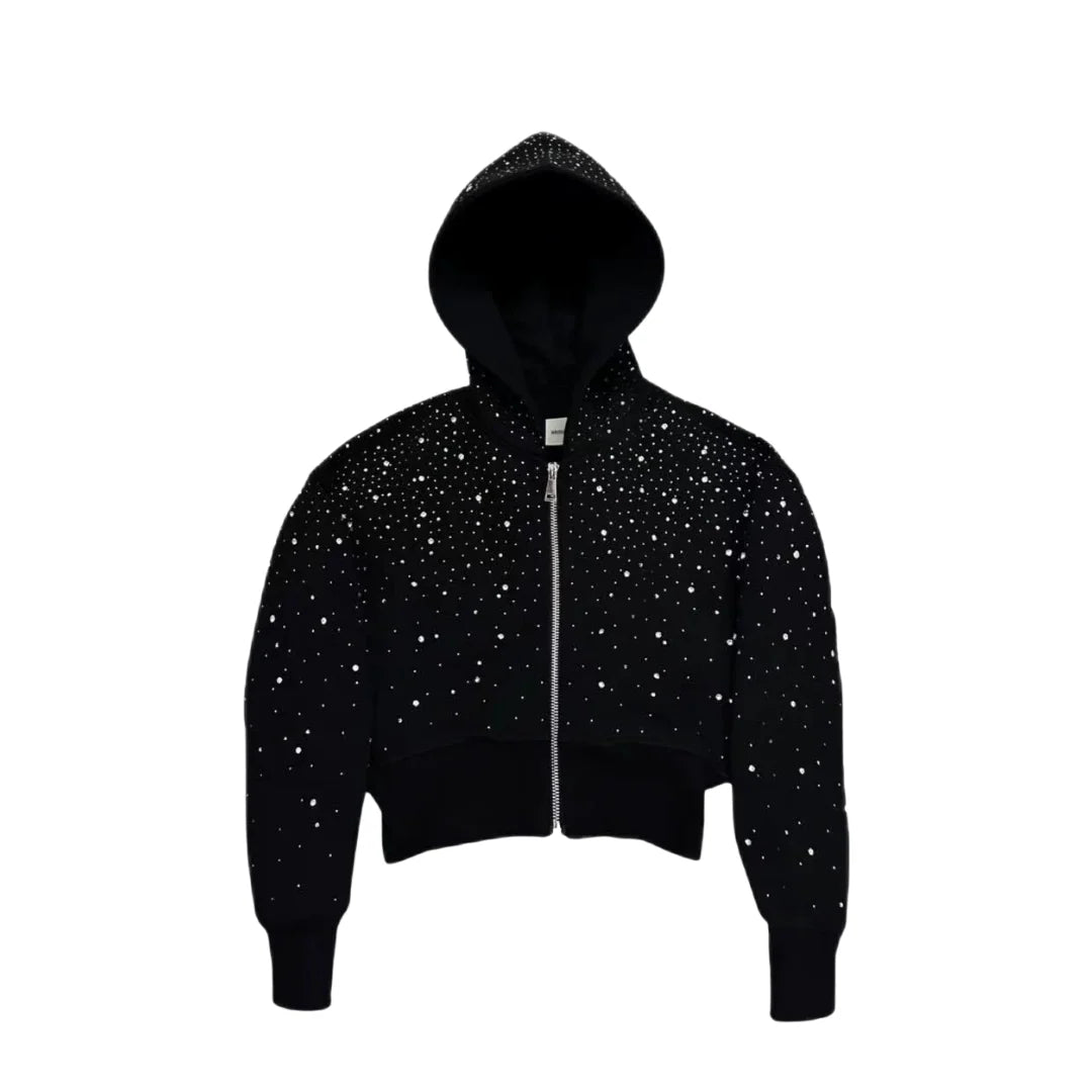 Women's Cropped Galaxy Hoodie