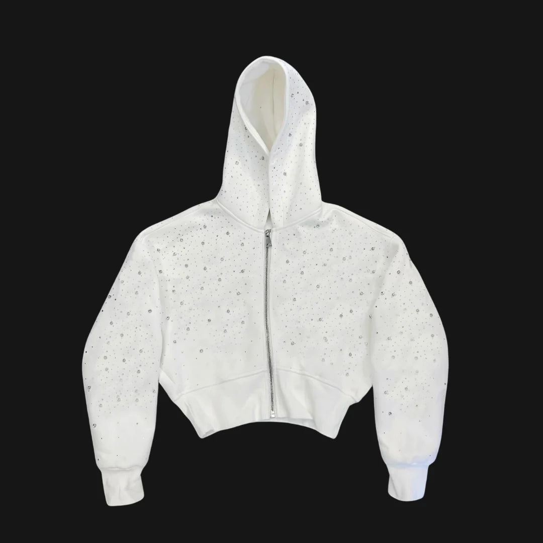 Women's Cropped Galaxy Hoodie