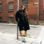 Women's Cropped Galaxy Hoodie