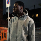 Rhinestone Galaxy Zip Up