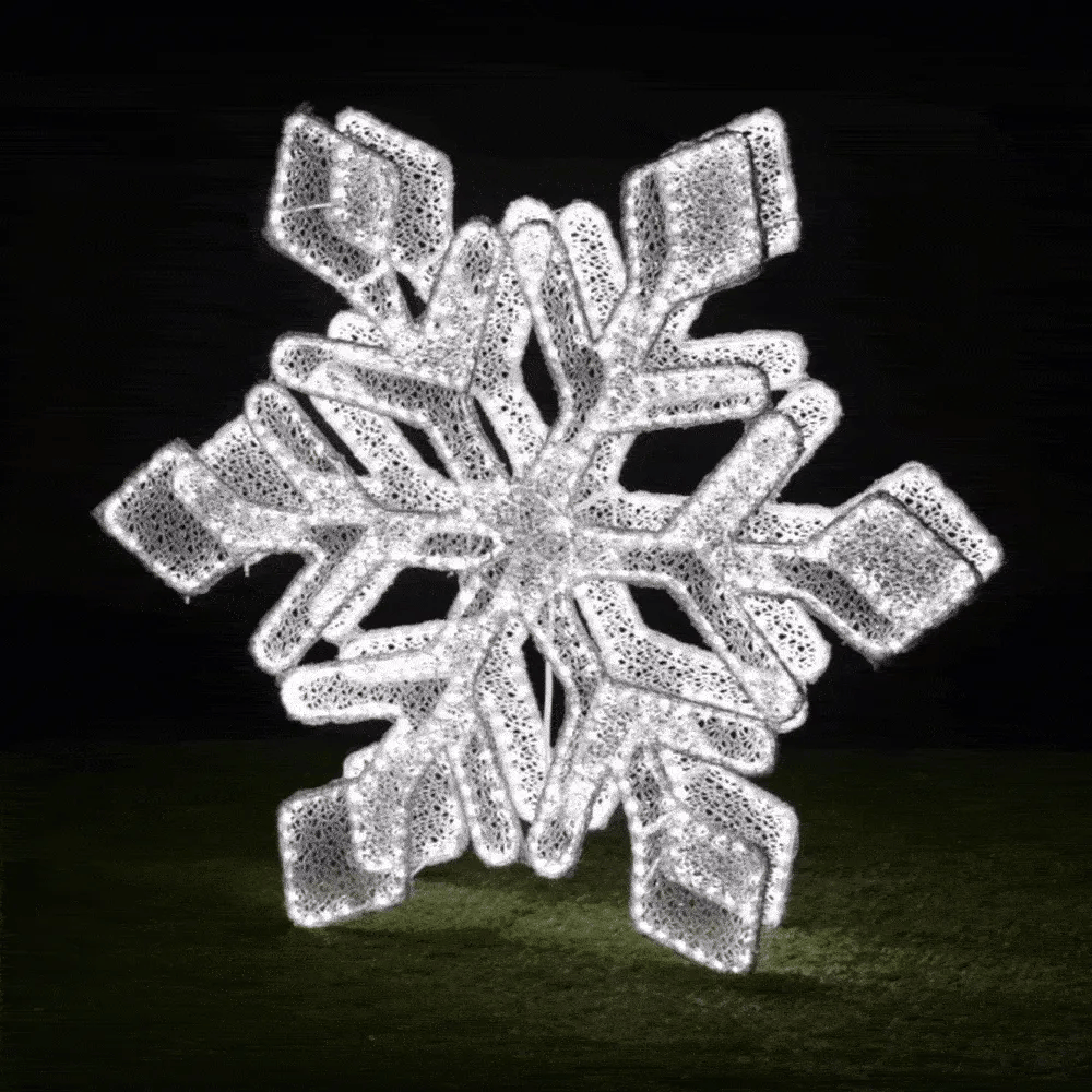4' Twinkling Snowflake