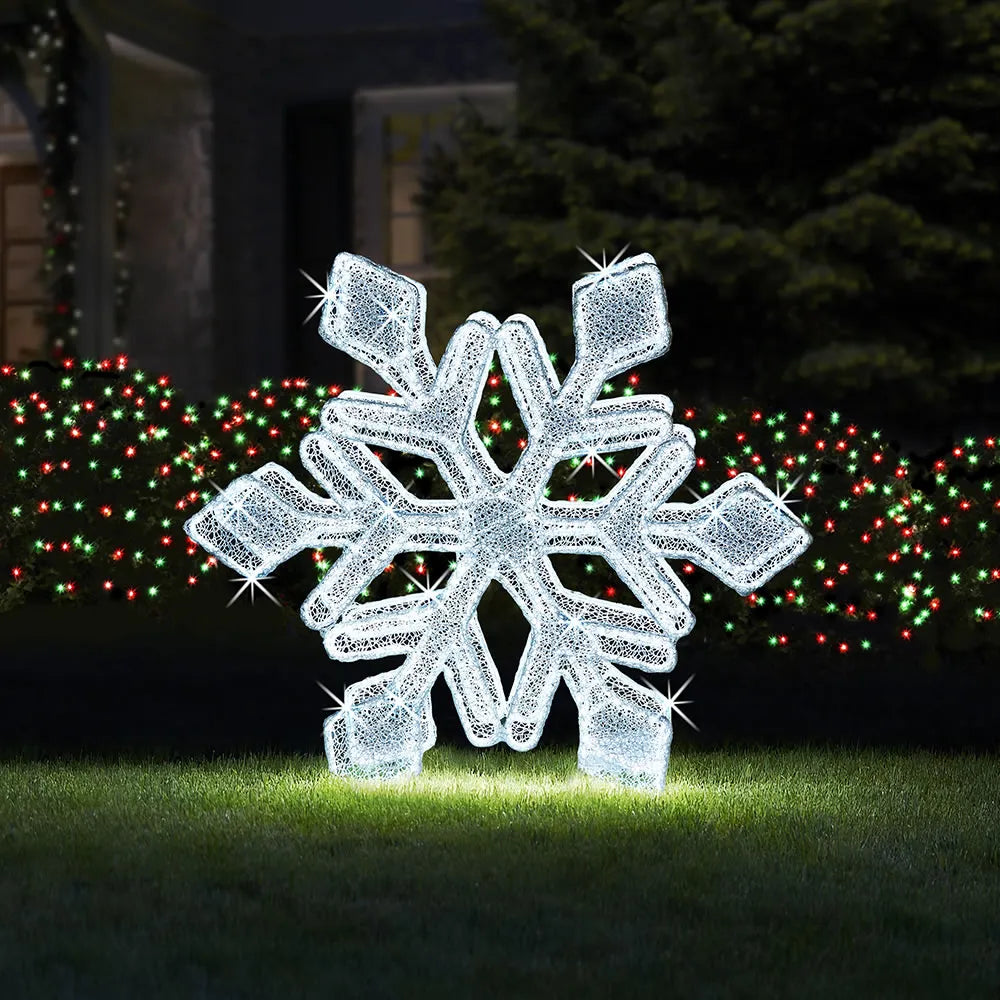 4' Twinkling Snowflake
