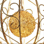 62" Pre-Lit Rotating Ornament Décor